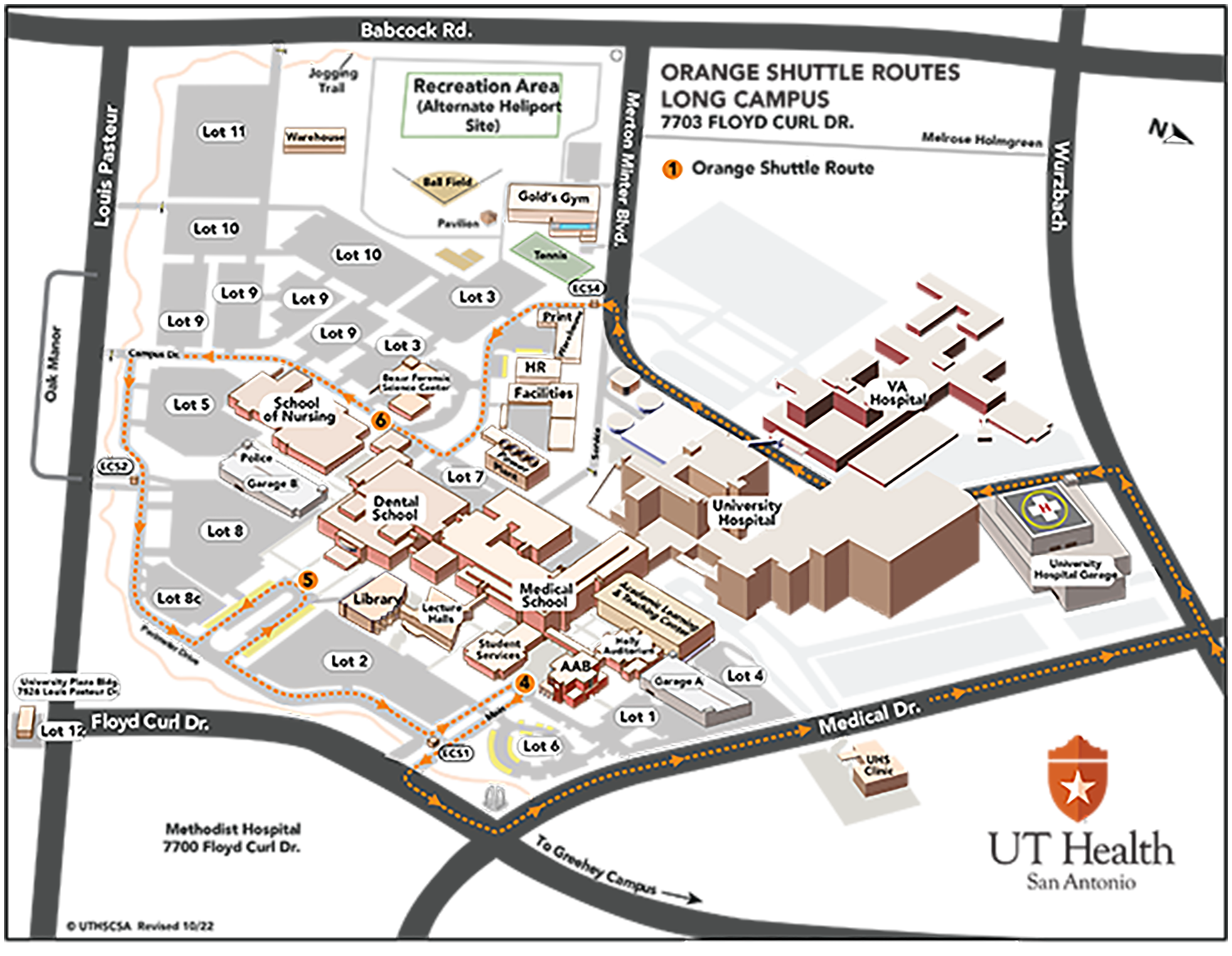 South Long Campus Map