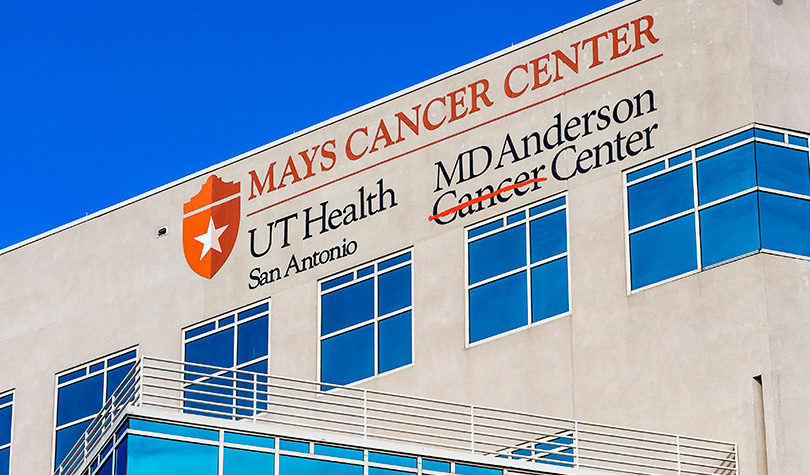 Mays Cancer Center building